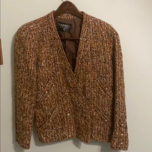 Chanel vintage tweed jacket and skirt